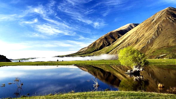 Detail Pemandangan Di Pegunungan Nomer 9