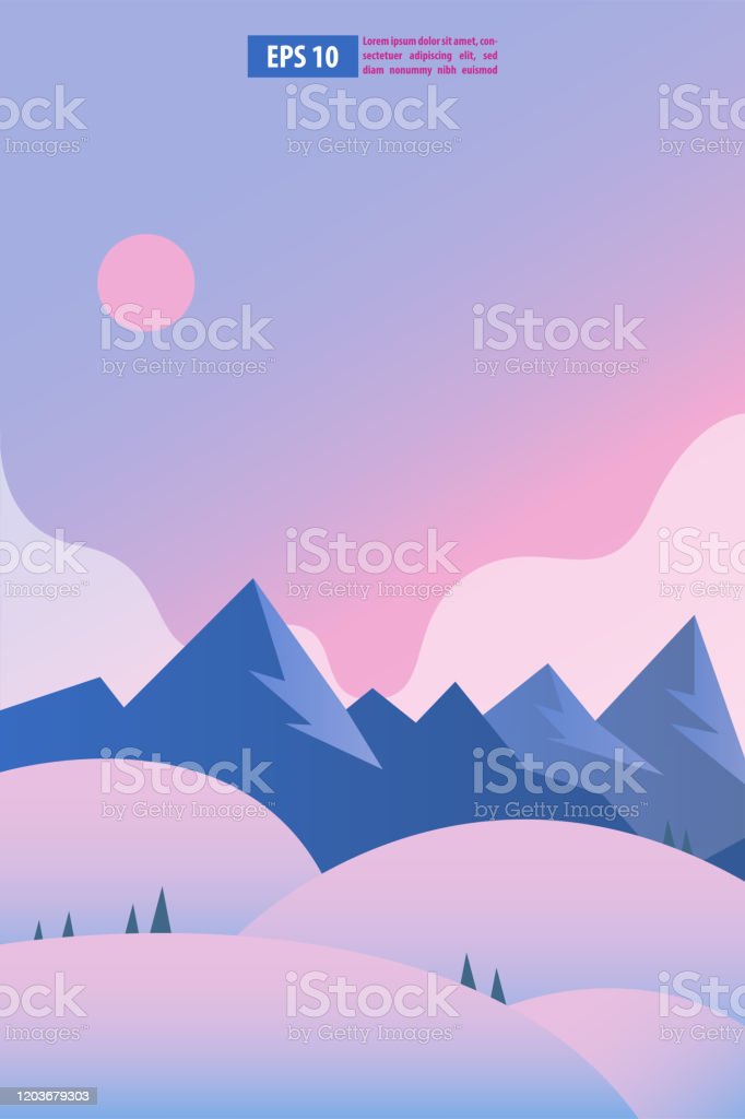 Detail Pemandangan Gunung Cartoon Nomer 45