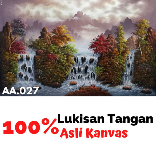 Detail Lukisan Air Terjun Di Tembok Nomer 47