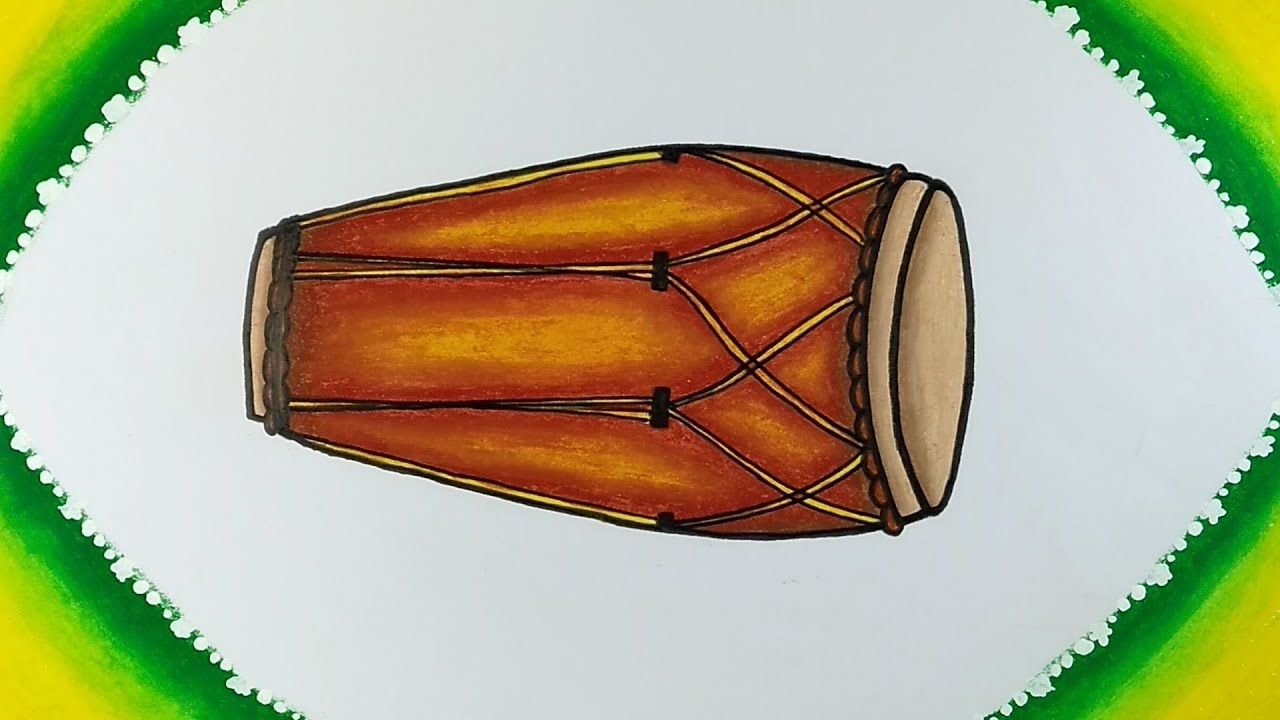 Detail Lukisan Alat Musik Tradisional Nomer 21