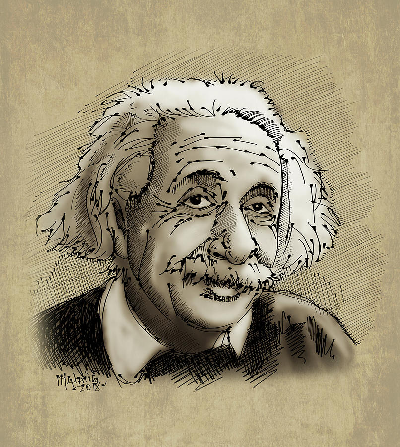 Detail Lukisan Albert Einstein Nomer 48
