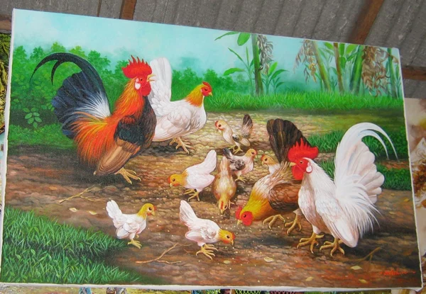 Detail Lukisan Anak Ayam Nomer 16