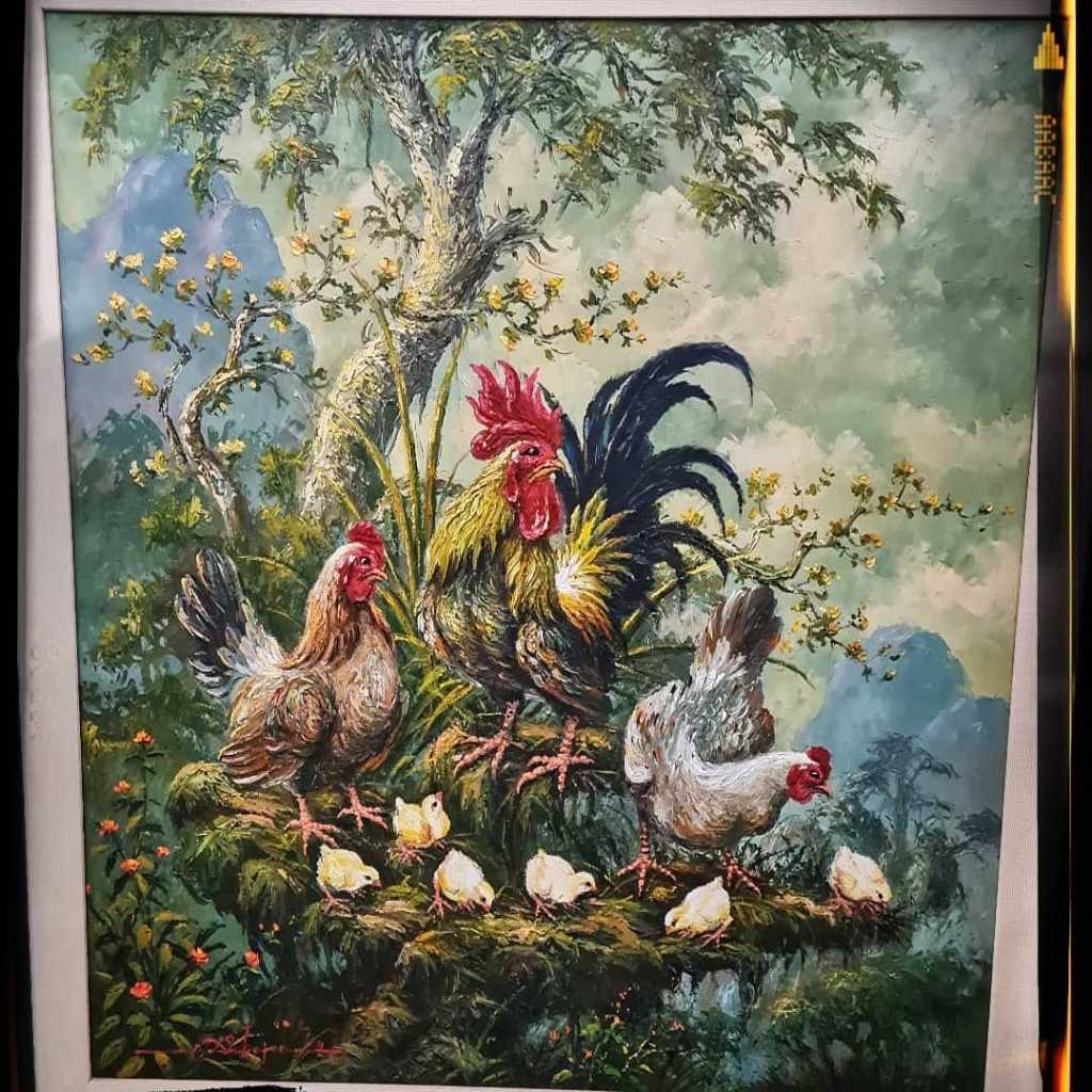Detail Lukisan Anak Ayam Nomer 3