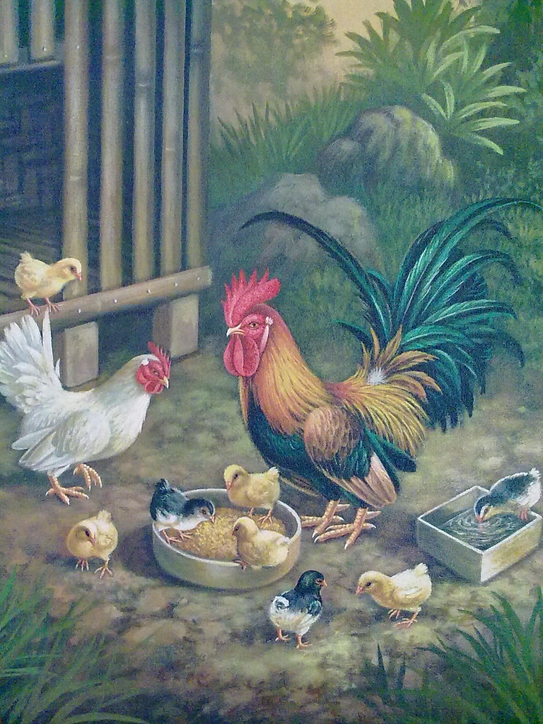 Detail Lukisan Anak Ayam Nomer 5