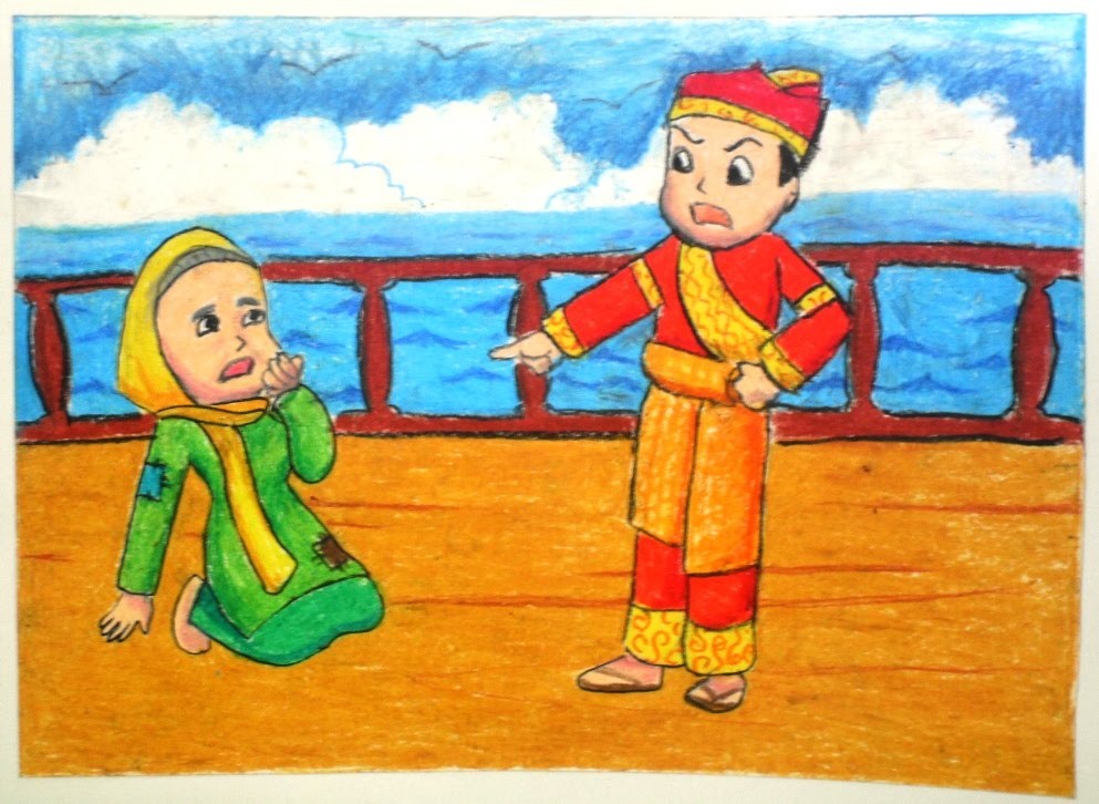 Detail Lukisan Anak Tema Kebudayaan Indonesia Nomer 16