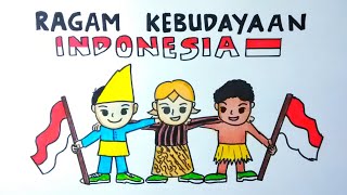 Detail Lukisan Anak Tema Kebudayaan Indonesia Nomer 6