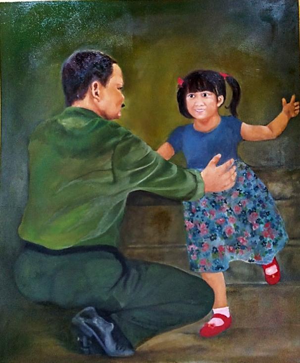 Detail Lukisan Ayah Dan Anak Nomer 18
