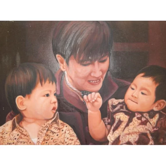 Detail Lukisan Ayah Dan Anak Nomer 21