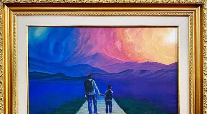 Detail Lukisan Ayah Dan Anak Nomer 30