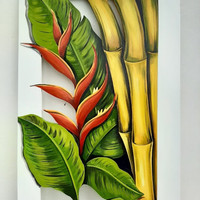 Detail Lukisan Bambu Kuning Nomer 18
