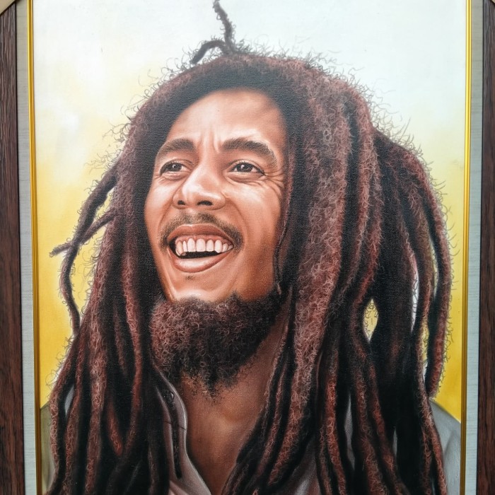 Detail Lukisan Bob Marley Nomer 3