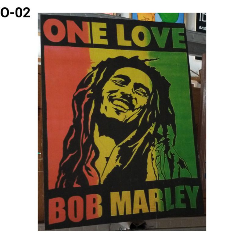 Detail Lukisan Bob Marley Nomer 43