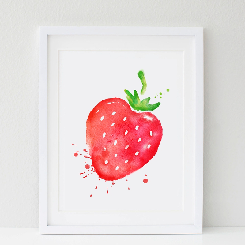 Detail Lukisan Buah Strawberry Nomer 38