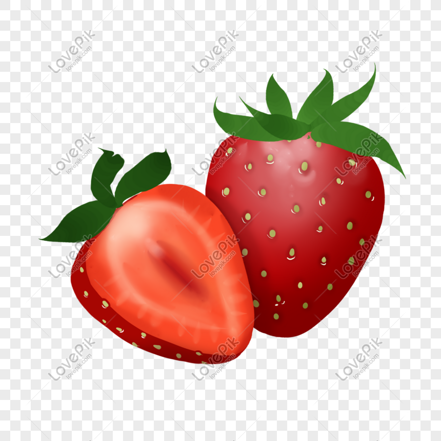 Detail Lukisan Buah Strawberry Nomer 5
