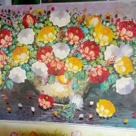Detail Lukisan Bunga Besar Nomer 19