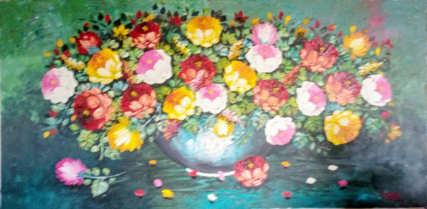 Detail Lukisan Bunga Besar Nomer 36