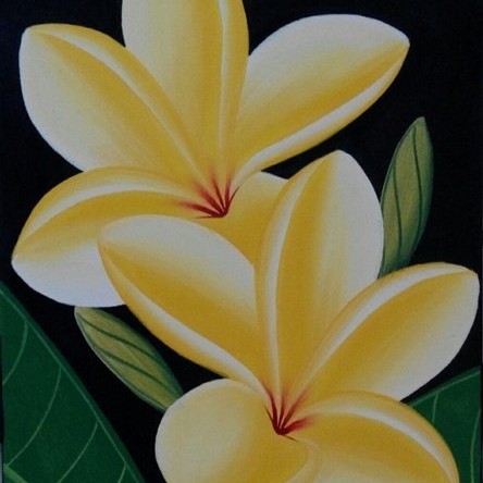 Detail Lukisan Bunga Kamboja Bali Nomer 44