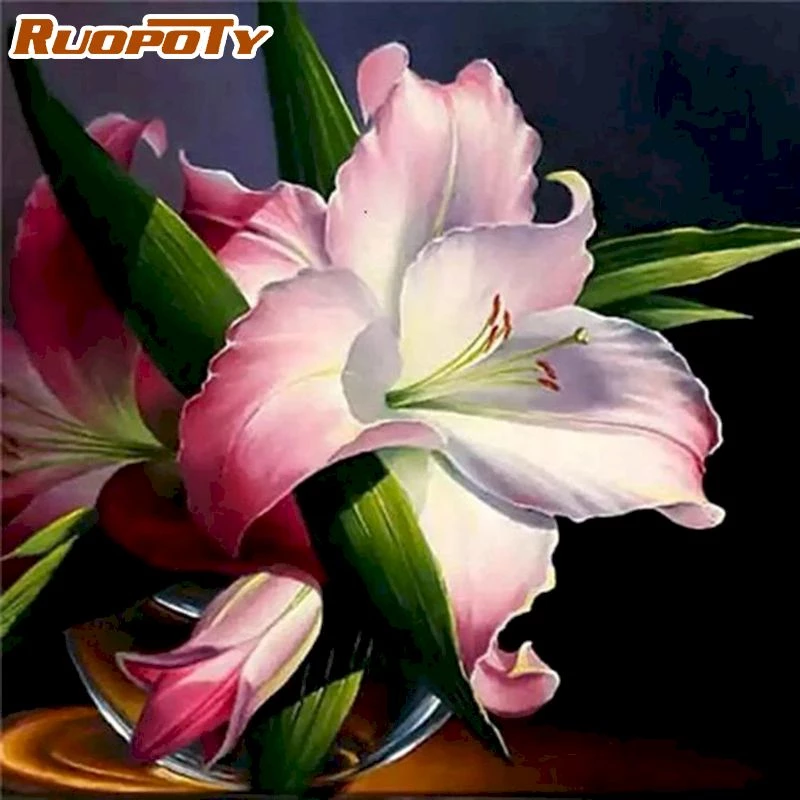 Detail Lukisan Bunga Lily Nomer 22
