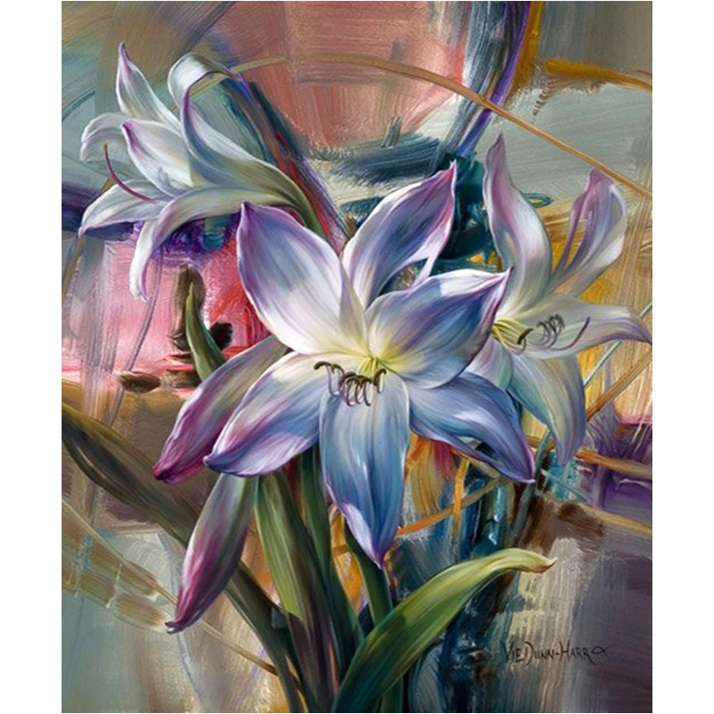 Detail Lukisan Bunga Lily Nomer 39