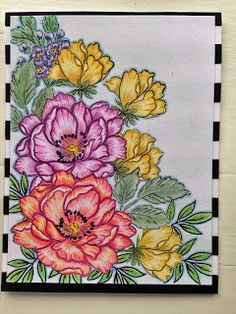 Detail Lukisan Bunga Peony Nomer 38