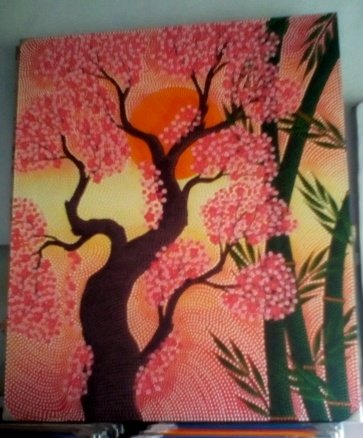 Detail Lukisan Bunga Sakura Mudah Nomer 17