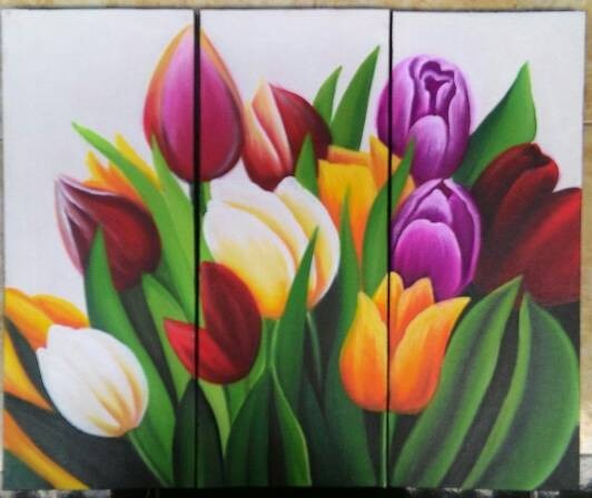 Detail Lukisan Bunga Tulip Nomer 54