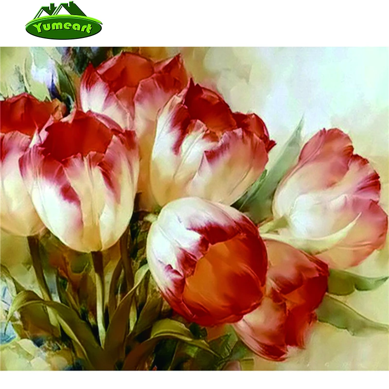 Detail Lukisan Bunga Tulip Sederhana Nomer 44