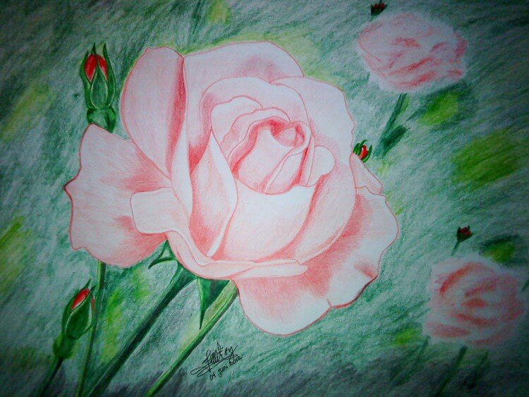Detail Lukisan Bunga Yang Mudah Dilukis Nomer 50
