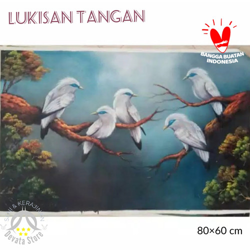 Detail Lukisan Burung Di Pohon Nomer 14