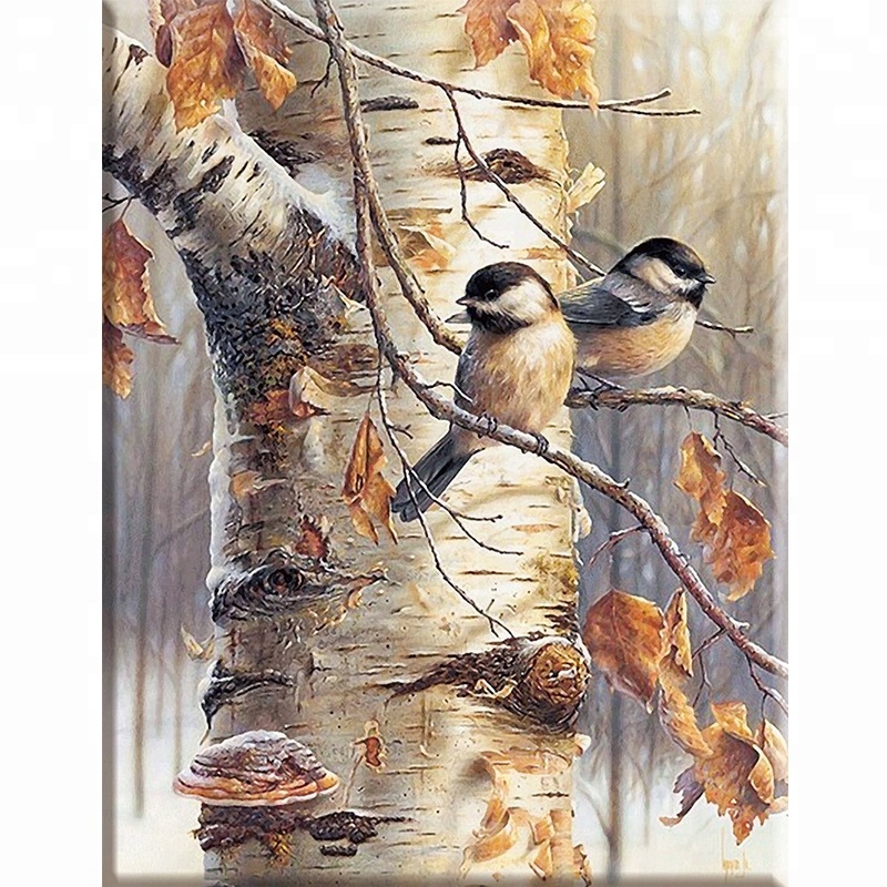 Detail Lukisan Burung Di Pohon Nomer 7