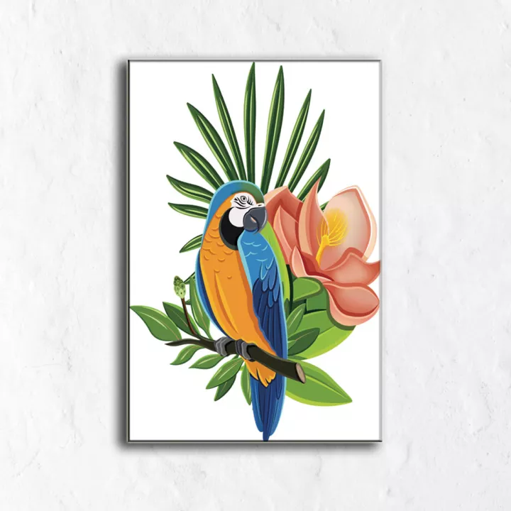 Detail Lukisan Burung Macaw Nomer 23