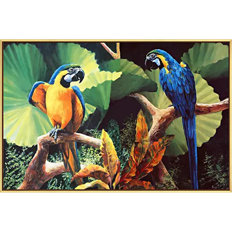 Detail Lukisan Burung Macaw Nomer 52