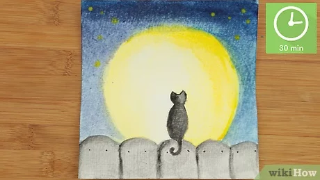 Detail Lukisan Cat Air Sunset Nomer 42