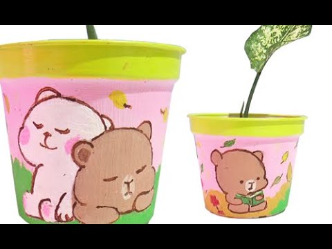 Detail Lukisan Di Pot Bunga Plastik Nomer 21