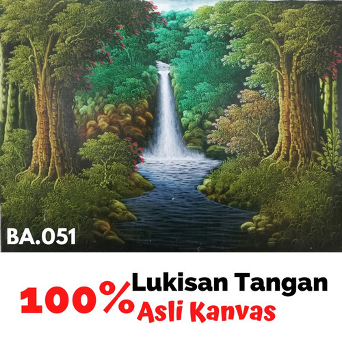 Detail Lukisan Dinding Air Terjun Nomer 41