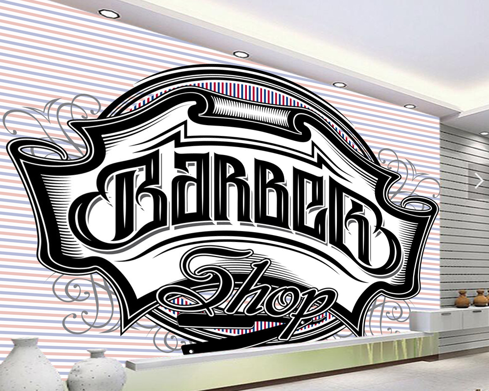 Detail Lukisan Dinding Barbershop Nomer 21