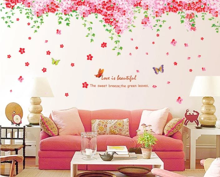 Detail Lukisan Dinding Bunga Sakura Nomer 20
