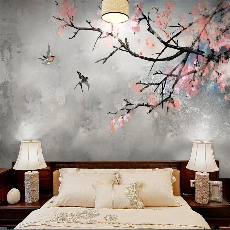 Detail Lukisan Dinding Bunga Sakura Nomer 23