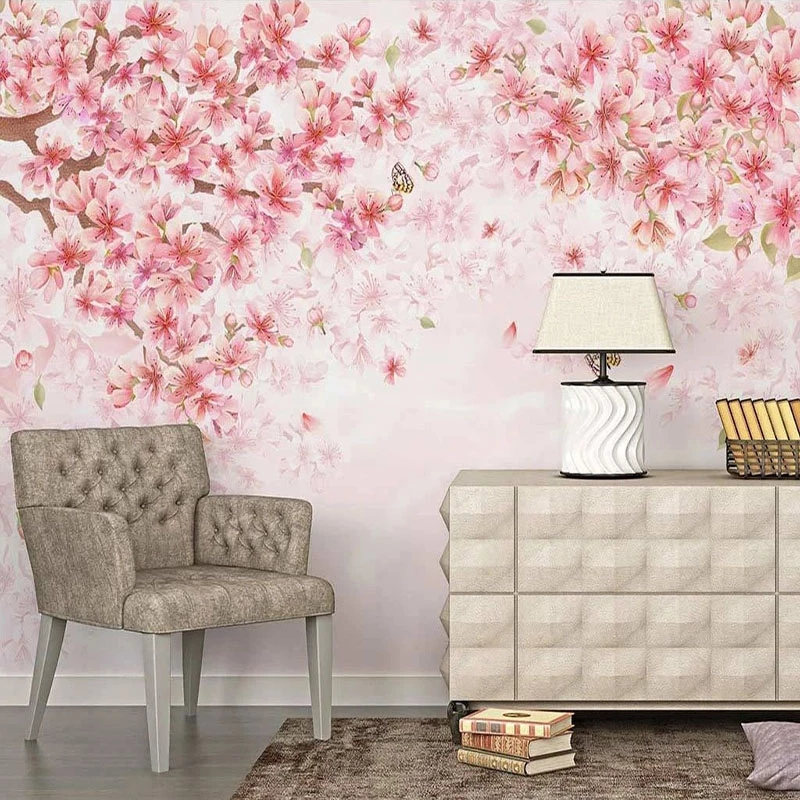 Detail Lukisan Dinding Bunga Sakura Nomer 55
