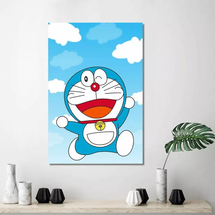 Detail Lukisan Dinding Doraemon Nomer 4