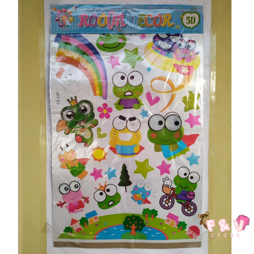 Detail Lukisan Dinding Kamar Keroppi Nomer 17