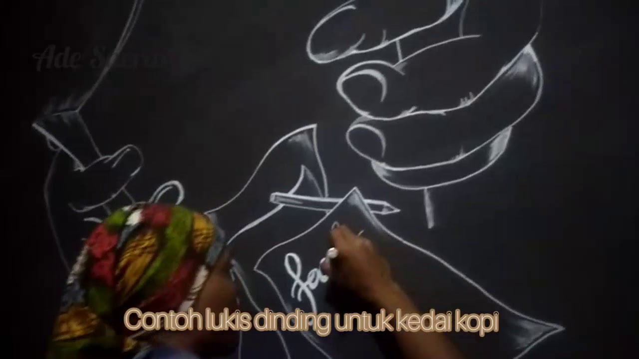 Detail Lukisan Dinding Kedai Kopi Nomer 18