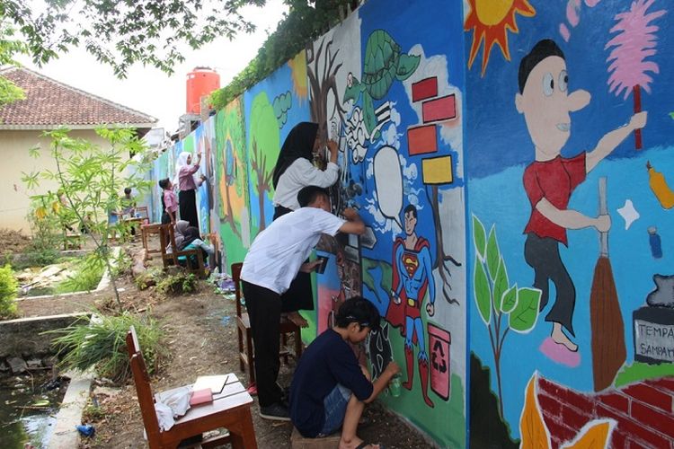 Detail Lukisan Dinding Sekolah Sma Nomer 5