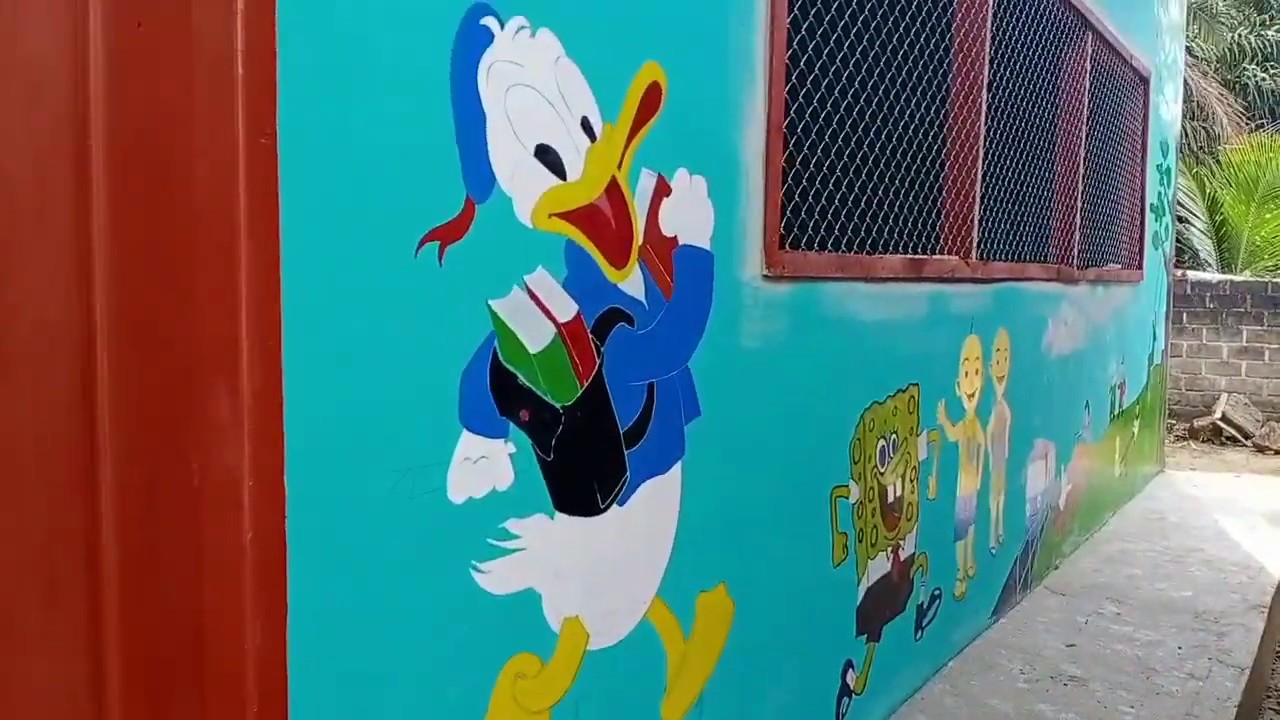 Detail Lukisan Dinding Sekolah Tk Nomer 15