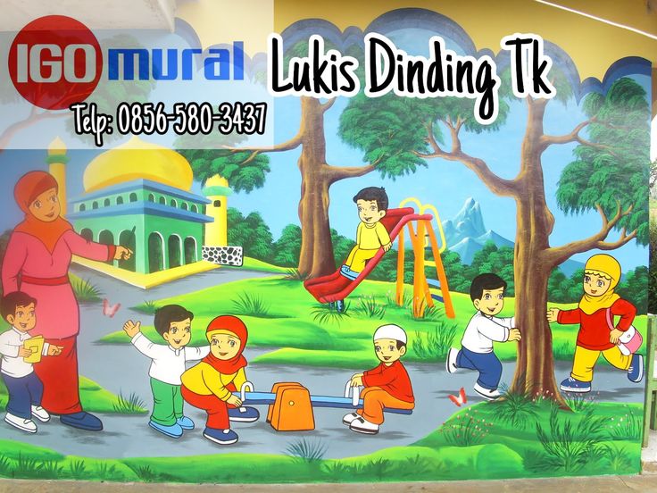 Detail Lukisan Dinding Sekolah Tk Nomer 17