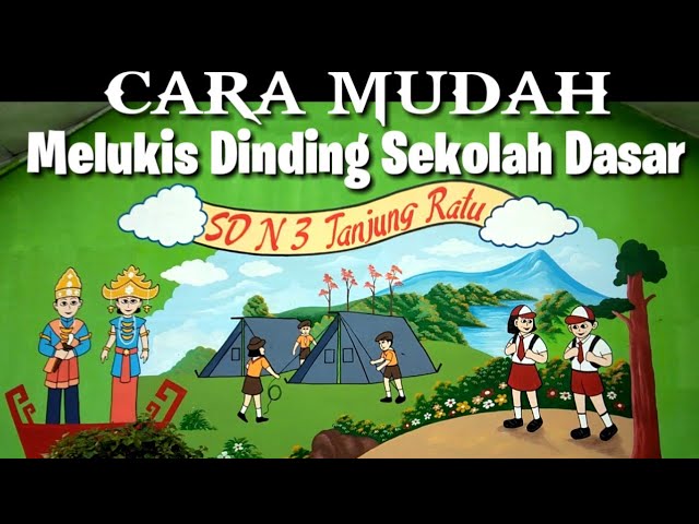 Detail Lukisan Dinding Sekolah Tk Nomer 32