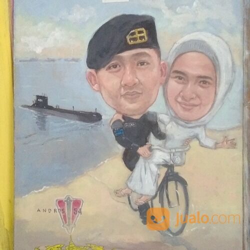 Detail Lukisan Foto Karikatur Nomer 16