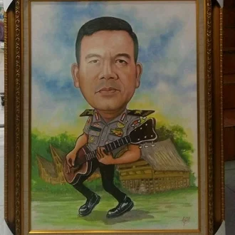 Detail Lukisan Foto Karikatur Nomer 20