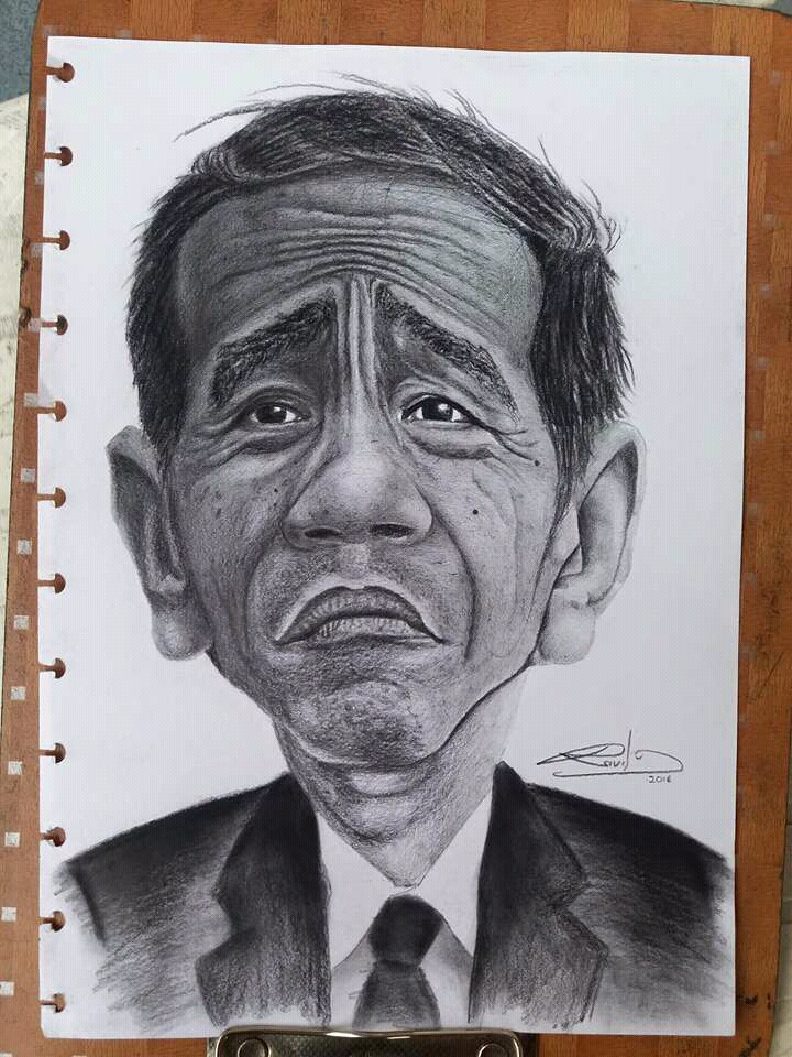 Detail Lukisan Foto Karikatur Nomer 21