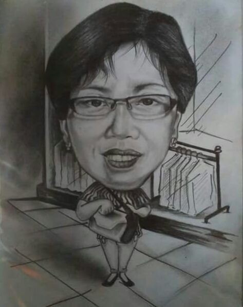 Detail Lukisan Foto Karikatur Nomer 23